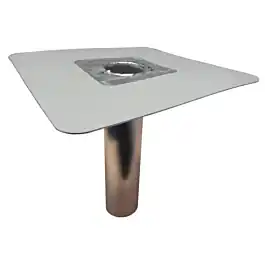 Alu PVC dakafvoer MO 95 x 300 mm passend in buis Ø 100 mm Populair